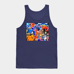 Burning eye of God Tank Top